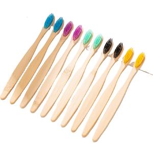 Multi Couleurs Nouveaux Produits Brosse à Dents en Bambou Brosse à Dents en Bambou pour Enfants Mini Brosse à Dents en Bambou 100% Biodégradable - Product Image 1