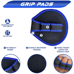 Coussinets antidérapants pour la paume de la main pour la musculation, l'haltérophilie, l'entraînement physique et les exercices de bodybuilding - Product Image 5