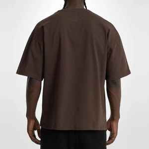 เสื้อยืดคอกลมโอเวอร์ไซส์พรีเมียม เนื้อผ้านุ่ม ทรงหลวม แขนสั้น สวมใส่สบายๆ ทุกวัน สำหรับผู้ชาย - Product Image 2