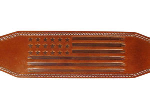 Ceinture de musculation en cuir de vachette souple, durable et confortable, avec boucle en acier inoxydable, soutien dorsal, imperméable, respirante et portable - Product Image 3