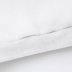 Unisex White Custom Printed Hooded <b>Sweatshirt</b> <b>Heart</b> Print Oversized Casual Pocket Hoodie Regular Fit 100% Polyester Autumn Wear - Product Image 5