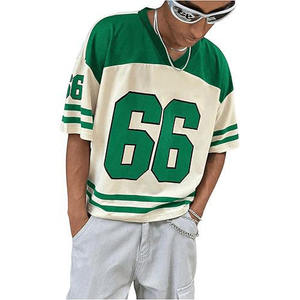 Maillot de football américain personnalisé pour homme, en maille, uniforme d'été, poids lourd, 100 % polyester respirant, options grandes tailles, personnalisable - Product Image 5