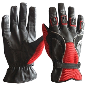 Gants de moto personnalisés imperméables pour la course, compatibles écran tactile, doigts entiers, toutes couleurs disponibles, en cuir véritable - Product Image 4