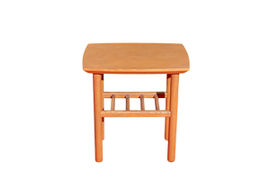 TACASA Ensemble de fauteuil lounge et table d'appoint en bois de haute qualité, style moderne du milieu du siècle, meubles durables rembourrés en éponge pour salon - Product Image 5
