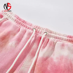 Shorts de course et de jogging pour hommes à séchage rapide, tie-dye, avec logo personnalisé, respirants et décontractés, collection NURAK 2026 – Vente chaude - Product Image 3