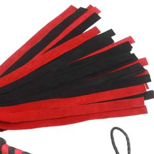 Flogger de Piel de Oveja Suave con Estampado por Transferencia de Calor, con Cintas Fluidas y Elegantes, Hebilla de Acero de 2.5cm de Ancho para Calentamiento y Juego - Product Image 2