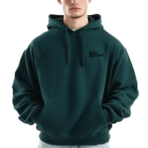 Sudaderas con Capucha de Punto Sólido, Estilo Urbano, Talla Grande, 100% Algodón, Transpirables, Perfectas para Ropa Urbana, Uso Diario, Cómodas - Product Image 1