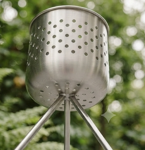 Meilleur design de jardinière à fleurs, fournitures en gros, jardinière à fleurs finition argentée, pot de fleurs personnalisé en usine - Product Image 3