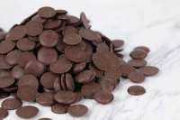 Vente en gros en vrac Vietnam Véritable Bouton de Chocolat Noir 75% Cacao Halal Certifié OEM Cacao Talk