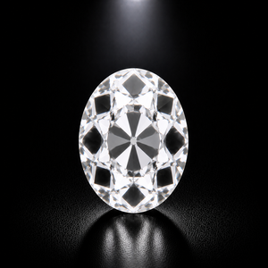 Diamant de laboratoire de qualité supérieure, taille ovale, provenant de mine ancienne, blanc étincelant, coupe excellente, pierre précieuse premium pour la fabrication de bijoux fins - Product Image 1