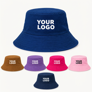 Sombrero de Pescador de Algodón y Terciopelo con Logotipo Personalizado, Unisex, Estilo Urbano, Casual, para Verano, Protección Solar, Moda Urbana - Product Image 1