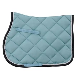 Custom Professional Horse Riding Saddle <b>Pads</b> <b>Waterproof</b> Wool Satin Foam Solid Colors Dressage Cotton English Jumping Western - Product Image 2