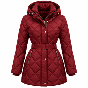 Chaqueta Bomber Acolchada Ligera, Transpirable y Resistente al Viento para Mujer, con Capucha, para Exteriores, de Alta Calidad y Personalizable - Product Image 4