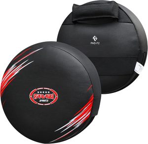 FARABI SPORTS Bouclier de frappe personnalisable en cuir PU pour MMA, Muay Thai, Boxe, avec rembourrage épais - Protecteur et durable - Product Image 1