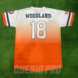 Custom Football Soccer Sports Jersey Two Tone Design Customize Color Name Number Logo Embroidery Sublimation Team <b>Shirt</b> Baseball - Product Image 2