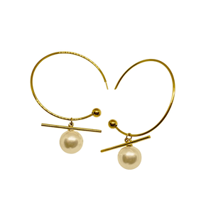 Pendientes Colgantes de Flor con Acabado Dorado, de Alambre Calado, de Moda, Joyería de Destaque para Mujeres y Niñas, Artículo para Fiestas - Product Image 3