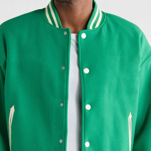 Chaqueta Varsity de Béisbol para Hombre, Estilo Letterman, con Gráficos 3D de Chenille y Bordado de Toalla, Diseño Personalizado, Venta Caliente 2025 - Product Image 4