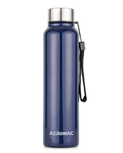 Classic double wall stainless thermal <b>flask</b> reusable hydration <b>bottle</b> with ergonomic grip and secure sealing for active everyday - Product Image 4