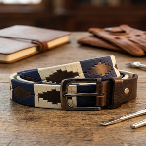 Cinturones de cuero genuino Polo hechos a mano para hombres y mujeres, elegantes cinturones ecuestres, diseño duradero para montar a caballo y uso casual. - Product Image 4