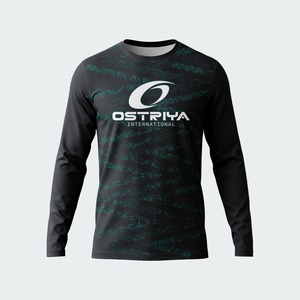 เสื้อฟุตบอลพิมพ์ลายแบบรีดร้อนคุณภาพสูง แขนยาว ปรับแต่งได้ตามต้องการ พร้อมสกรีนชื่อทีม ชื่อผู้เล่น สีที่กำหนดเองได้ 100% - Product Image 2