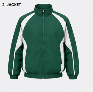 Conjunto de Chaqueta Cortavientos y Pantalones Cortos de Verano para Hombre, Ligero, Transpirable, para Entrenamiento Atlético, Running, Gimnasio, Ropa Deportiva Personalizada OEM - Product Image 4