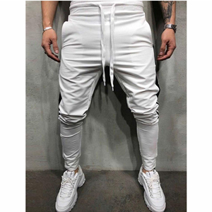 Pantalon de jogging en coton respirant pour homme avec impression de logo personnalisée, style décontracté, motif Hip Hop - Product Image 2