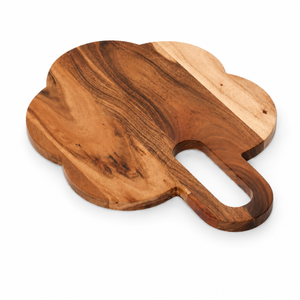 Planche à découper en bois artisanale en forme de nuage |   Planche à servir et à découper de qualité supérieure avec poignée - Product Image 1