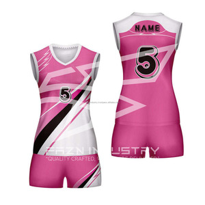 OEM Kit de uniforme de voleibol Hombres Mujeres Niños Poliéster Secado rápido Transpirable Equipo Jersey y suministro de pantalones cortos - Product Image 3