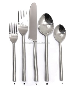 Luxury Eco-Friendly Gold Kitchen Utensil Holder with Elegant Looking Dessert Fork Durable Stainless Steel Mirror Flatware Sets - Product Image 5