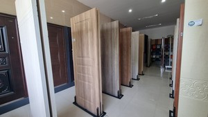 Puertas de MDF de Diseño Estable, Resistentes al Agua, Anti-Deformación, Anti-Rotura, Puertas de Madera Maciza con Núcleo de Panal para Apartamentos, Villas, Oficinas y Hogares - Product Image 4