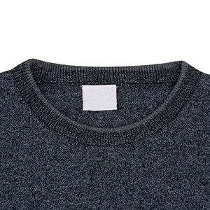 Sweat-shirt à col rond 100% coton de luxe pour homme, broderie unie de haute qualité, saison hivernale, logo personnalisable, étiquettes, design - Product Image 4