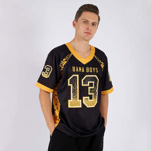 Maillot de football personnalisé par sublimation OEM, style décontracté, 100 % polyester polaire, nom et numéro de l'équipe imprimés - Product Image 3