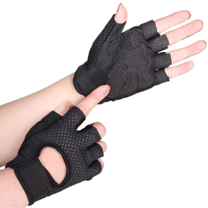 Gants de cyclisme demi-doigts en cuir personnalisés CYBEX INDUSTRY Pakistan, antidérapants, coupe-vent, haute durabilité, fermeture à enfiler, été - Product Image 6