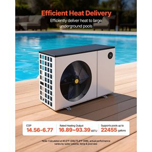 Pompa di Calore Elettrica per Piscina 93390 BTU con Tecnologia Inverter DC e Wi-Fi, per Piscine Fuori Terra da 22455 Galloni e Vasche Idromassaggio - Product Image 3