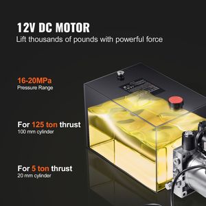 Centralina Idraulica Monofase da 4 Quarti, Portata 0.91 GPM, Pressione Massima 3200 PSI, per Pompe di Rimorchi e Cilindri Idraulici - Product Image 3