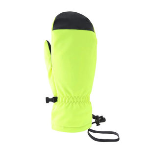 Gants de ski imperméables de qualité supérieure pour le snowboard, en cuir, design à doigts séparés, fermeture auto-agrippante, coupe ample pour homme, thermiques - Product Image 2