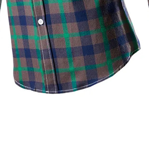 Mens Button Down Check Shirt Everyday Plaid Casual Shirt Soft Touch Cotton Private Label Manufacturer Factory - Product Image 3