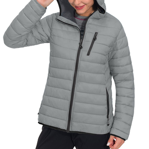 Chaqueta Acolchada Ligera Impermeable Ecológica para Mujer 2026 al por Mayor, Transpirable, Cortavientos, con Cuello Vuelto, Personalizada para Invierno - Product Image 5