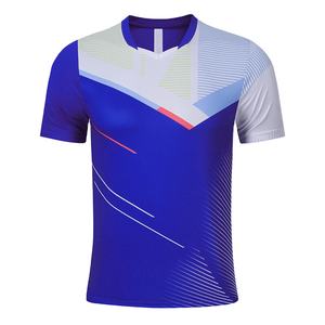 T-shirt de sport unisexe 160 g/m² imprimé sérigraphié pour le tennis de table, maillot de cricket, imprimé par sublimation, respirant, anti-humidité, col ras du cou - Product Image 1