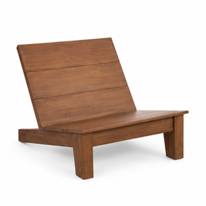 Ensemble de chaises relaxantes modernes en teck massif, mobilier de salon d'extérieur, mobilier de patio, hôtel, villa, resort, jardin, fabrication de meubles - Product Image 1