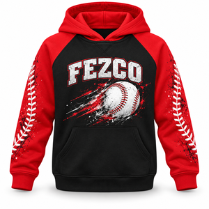 Conjunto de Sudadera con Capucha de Manga Corta para Hombre al por Mayor, Sudadera con Capucha de Béisbol y Baloncesto Sublimada de Poliéster, Sudadera Deportiva Casual Juvenil - Product Image 3