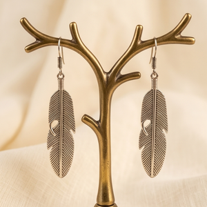 DIVYORO <b>SILVER</b> FEATHER DROPS - Product Image 1