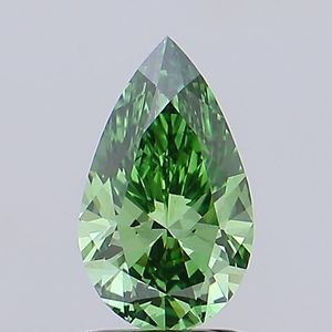 Diamante Verde Intenso de 4.00 Quilates, Corte Pera, VS1, Gema Verde Natural con Brillo Intenso y Atractivo para Coleccionistas de Élite - Product Image 1