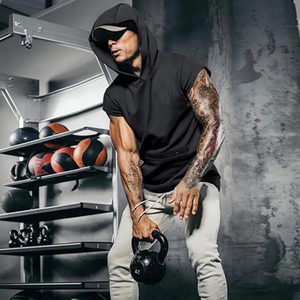 Wholesale Men's Sleeveless 100% Cotton <b>Stringer</b> Oem logo Custom Blank Solid Work Out <b>Vest</b> Sports Men Gym tank Top - Product Image 6