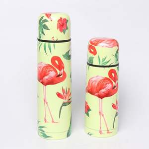 Botella Térmica de 1000 ml con Diseño de Flamenco, Termo de Acero Inoxidable 304, Impresión de Logotipo Personalizado para Regalo Empresarial - Product Image 2