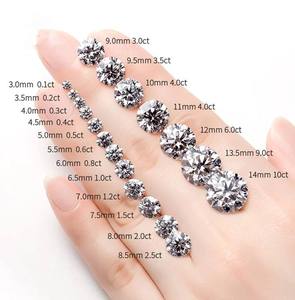 Diamants de laboratoire synthétiques de haute qualité, taille brillant rond, certifiés IGI, couleur D, pureté VVS, vente en gros - Product Image 6