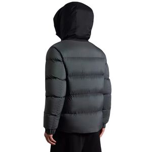 Mens <b>Winter</b> Puffer <b>Jacket</b> Windproof Breathable Solid Color Casual Insulated Outerwear Coat - Product Image 6