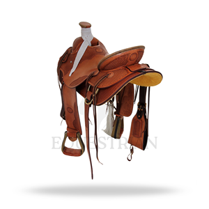 Selle de randonnée western, équipement d'équitation - Product Image 3