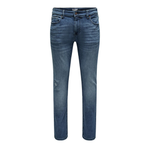 Jeans en denim pour hommes, ultra doux, extensibles, coupe droite, style tendance, respirants, vente en gros d'usine, OEM - Product Image 1