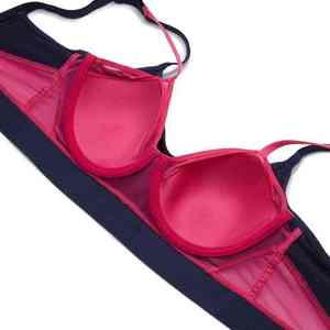 OEM Fitness Ladies Girls <b>Running</b> Gym Yoga <b>Padded</b> Yoga Bra Exercise Workout Women Backless Crop High Support Seamless Sports Bra - Product Image 2